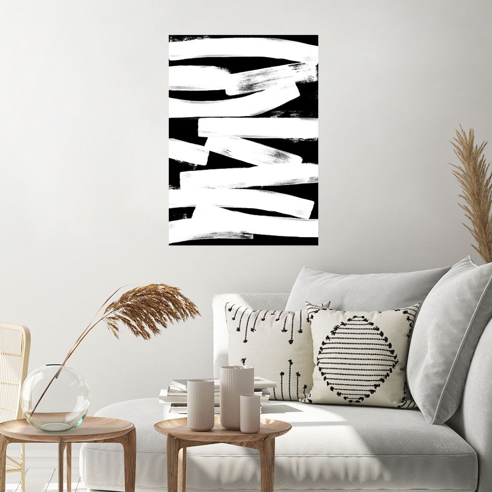 Affiche Traits abstraits