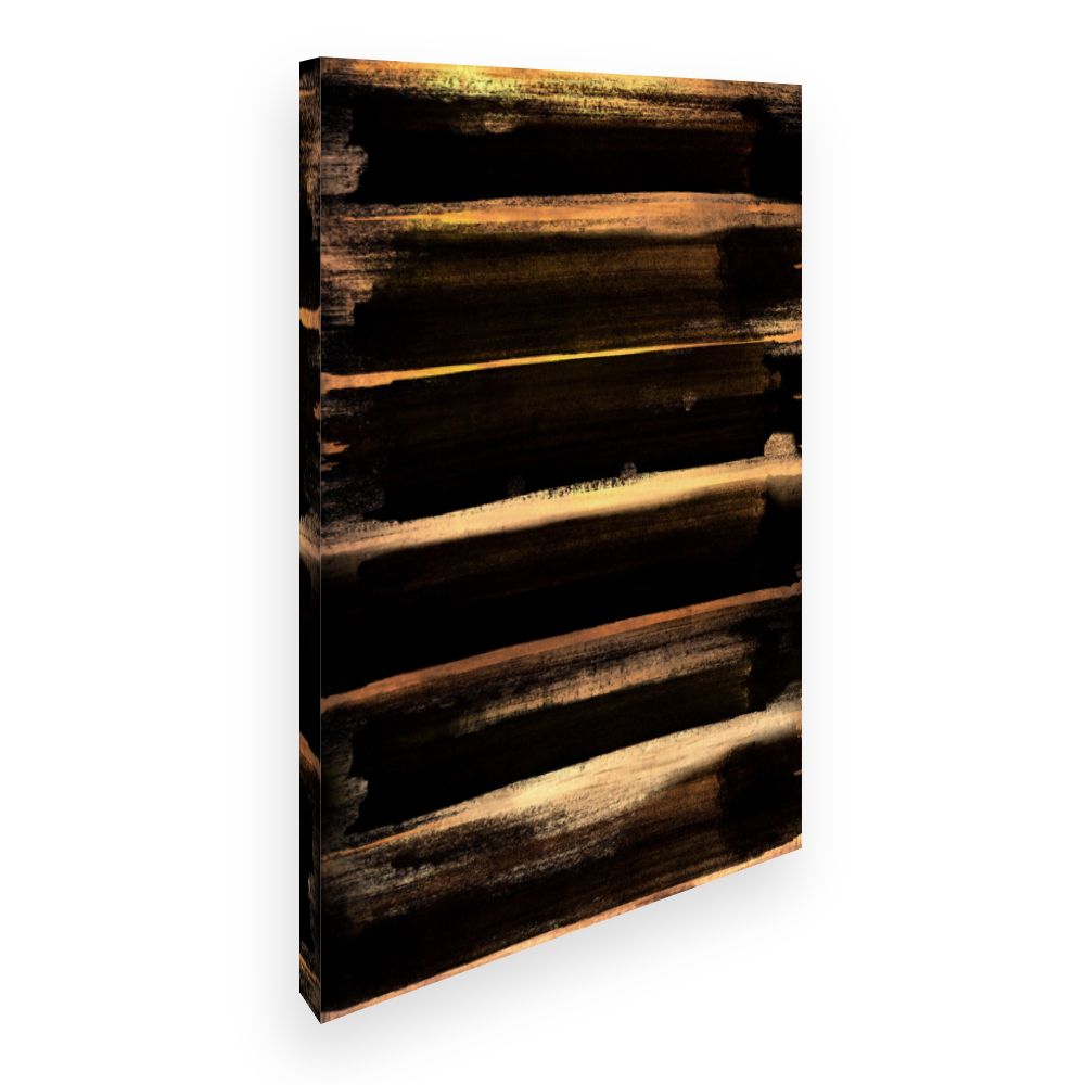 Toile Effet bois sombre