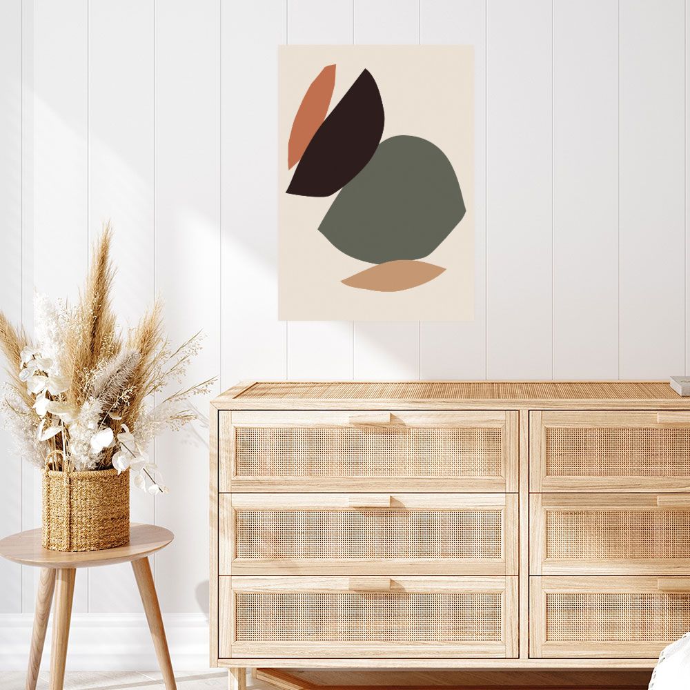 Affiche Formes abstraites élégantes