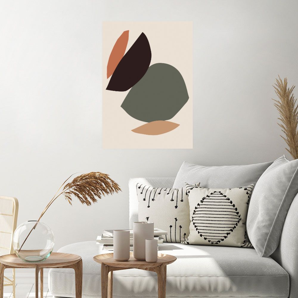 Affiche Formes abstraites élégantes