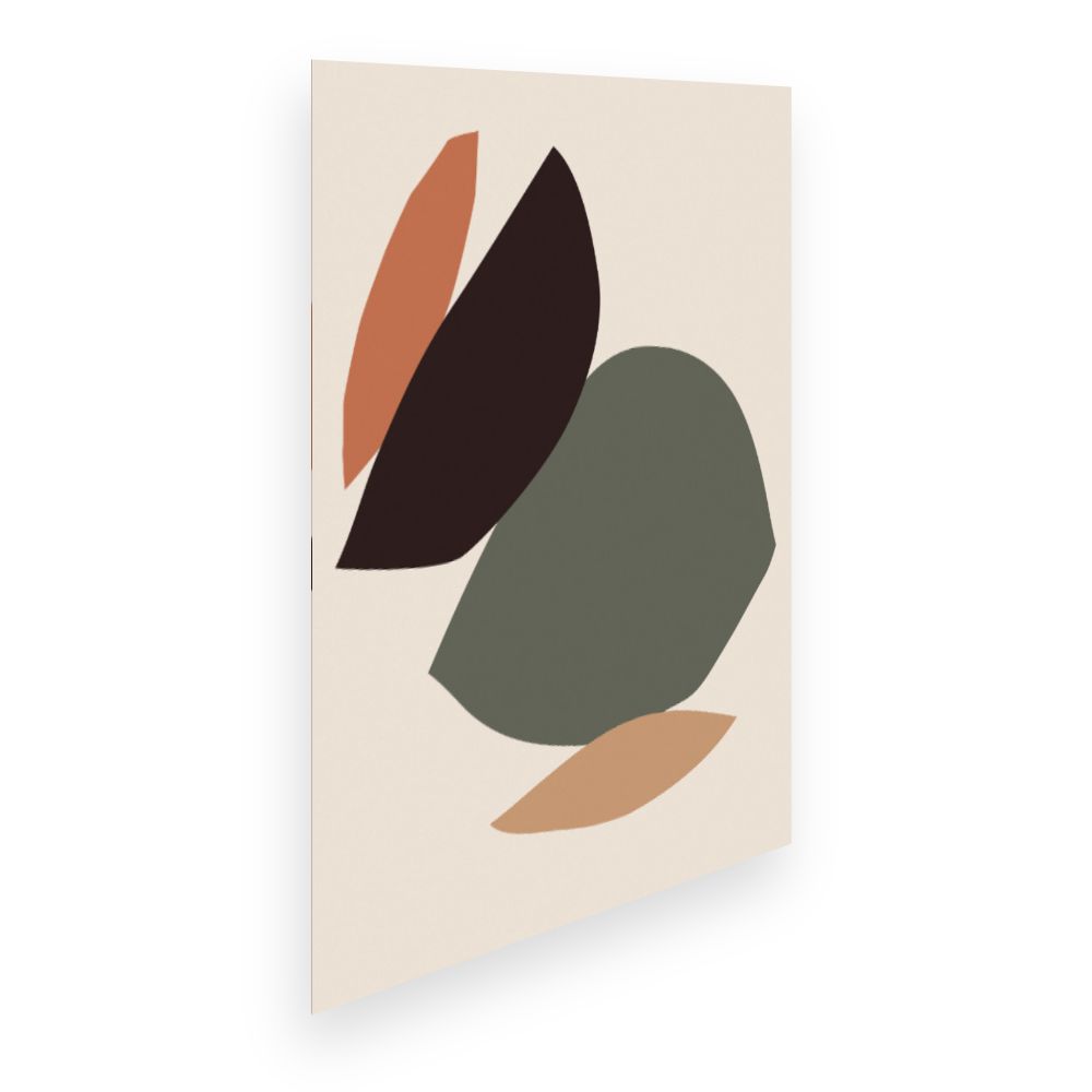 Affiche Formes abstraites élégantes