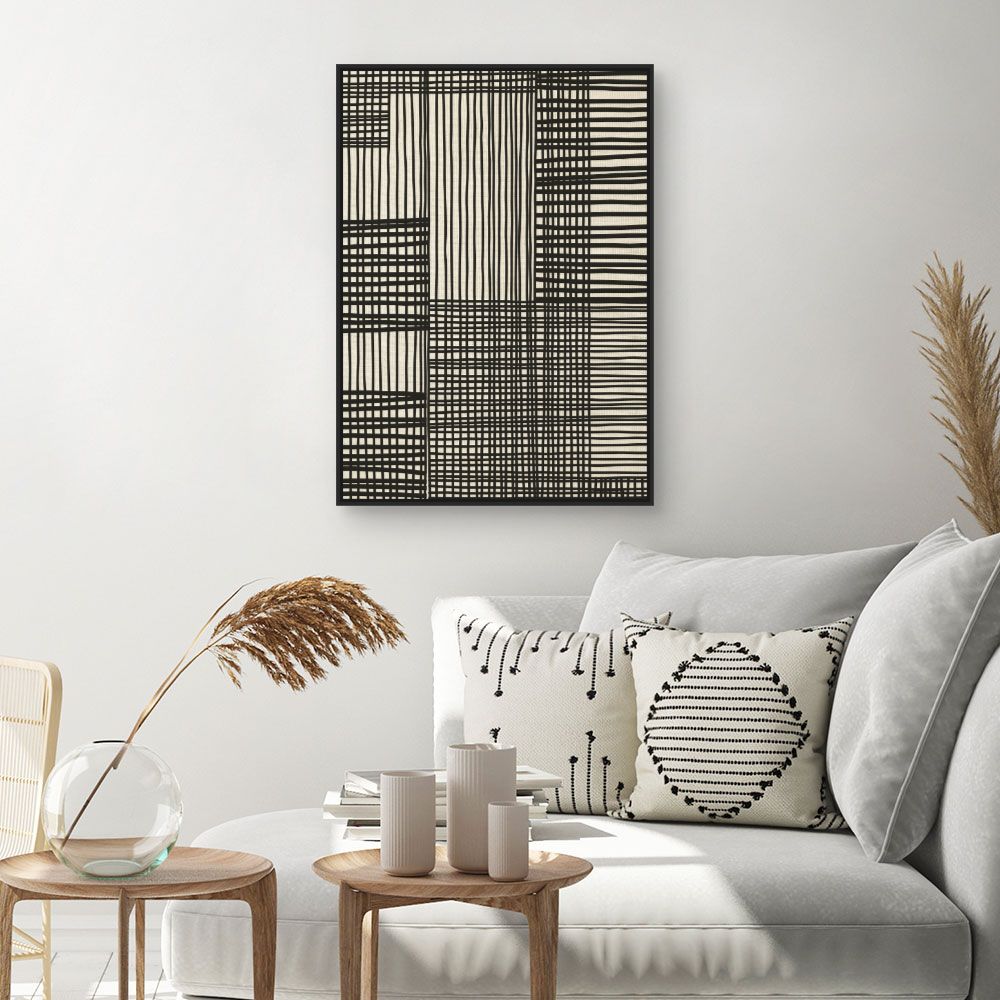 Tableau Lignes croisées audacieuses