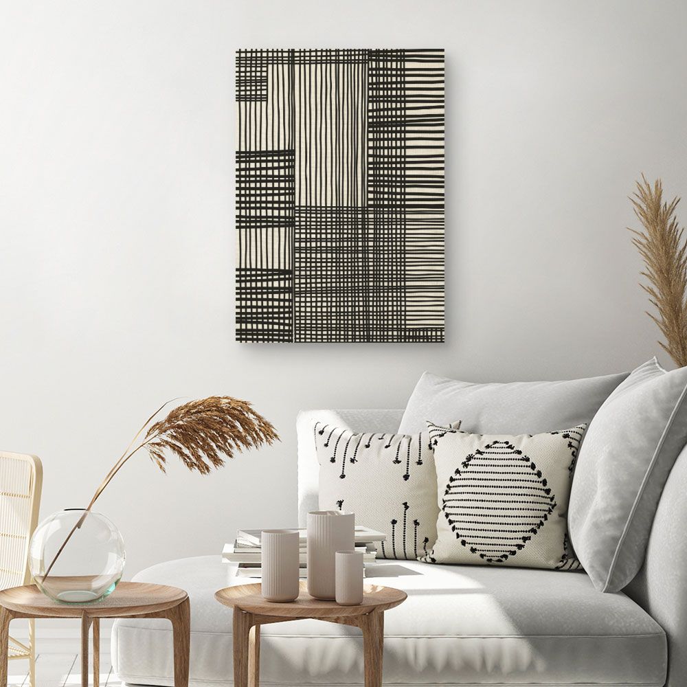 Tableau Lignes croisées audacieuses