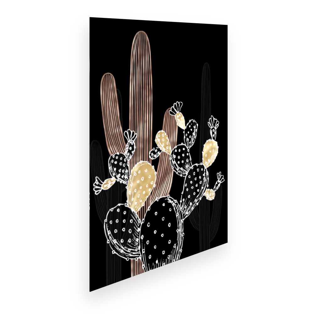 Affiche Cactus stylisés