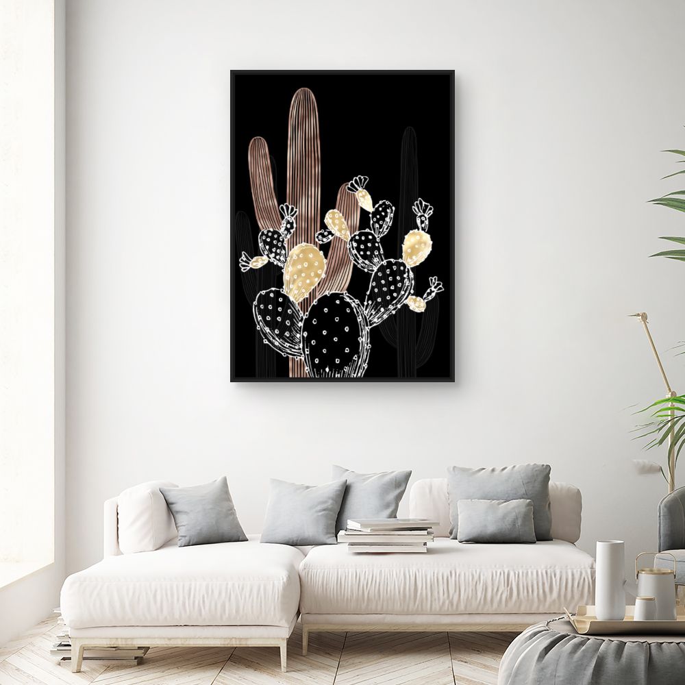 Tableau Cactus stylisés