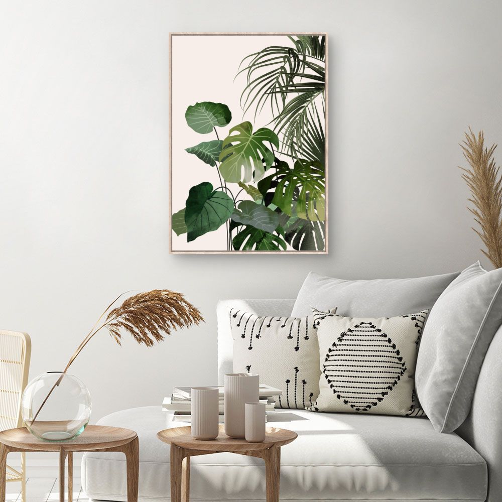Tableau Feuilles tropicales exotiques