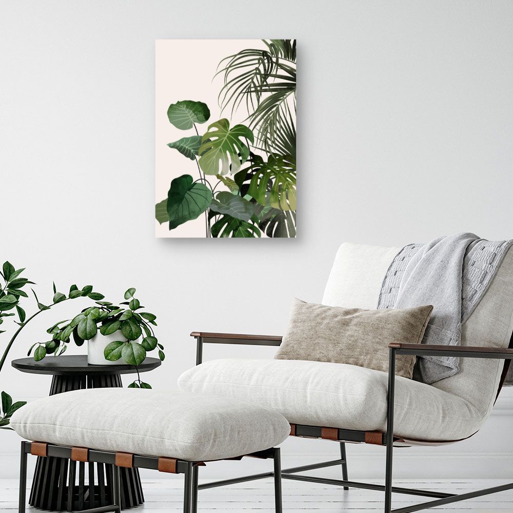 Tableau Feuilles tropicales exotiques