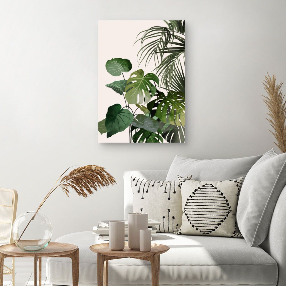 Tableau Feuilles tropicales exotiques