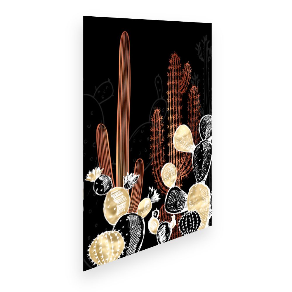 Affiche Cactus lumineux