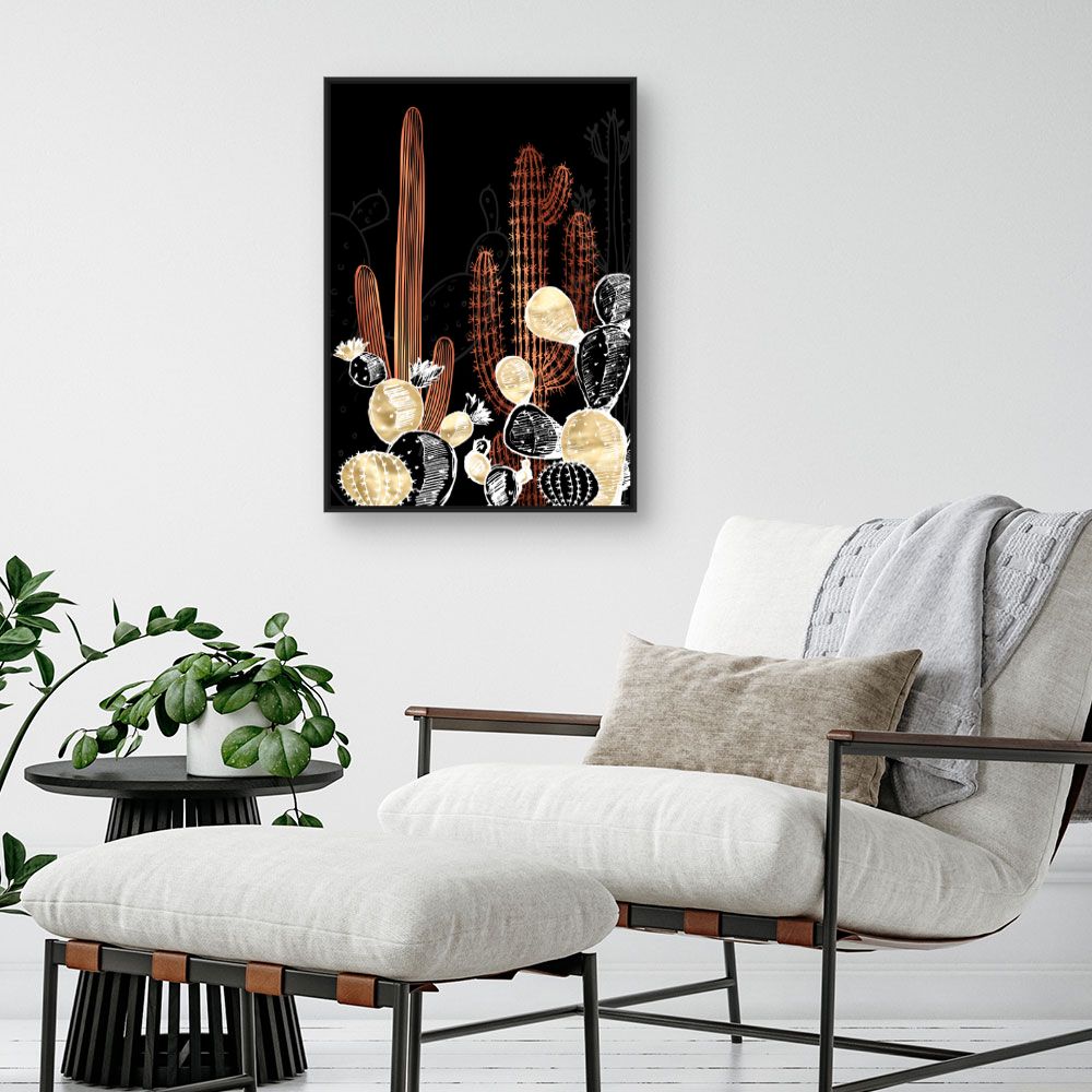 Tableau Cactus lumineux