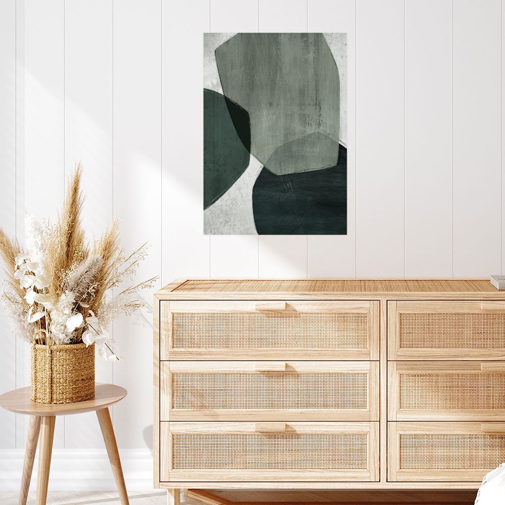 Affiche Formes organiques élégantes