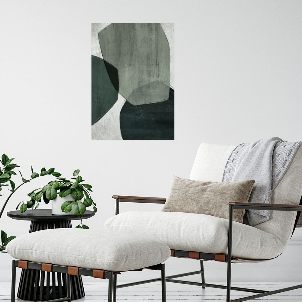 Affiche Formes organiques élégantes