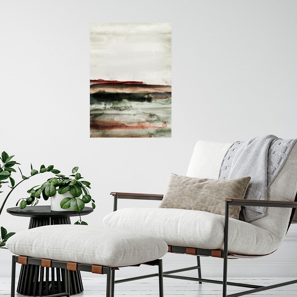 Affiche Paysage abstrait élégant