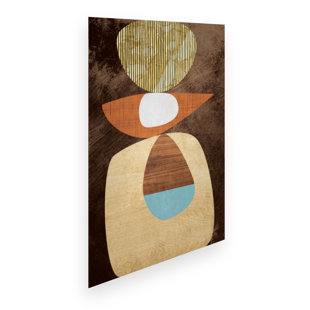 Affiche Formes géométriques colorées