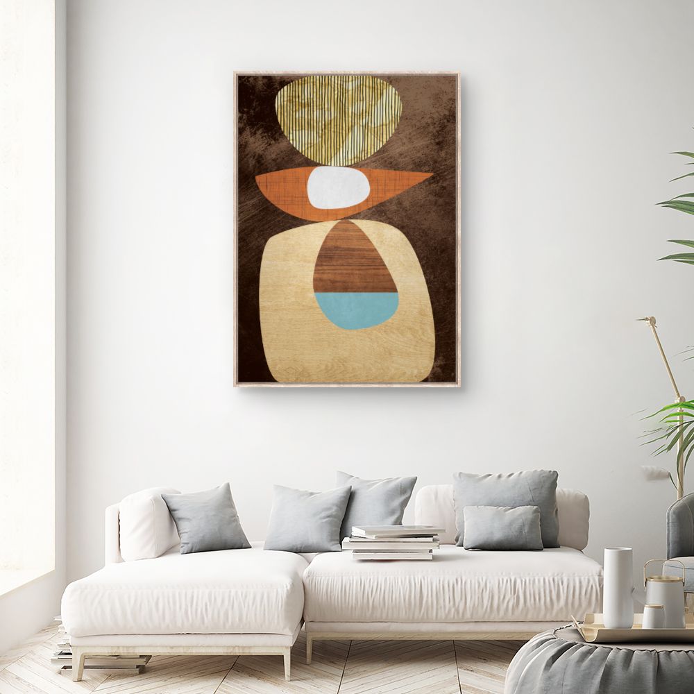 Tableau Formes abstraites colorées