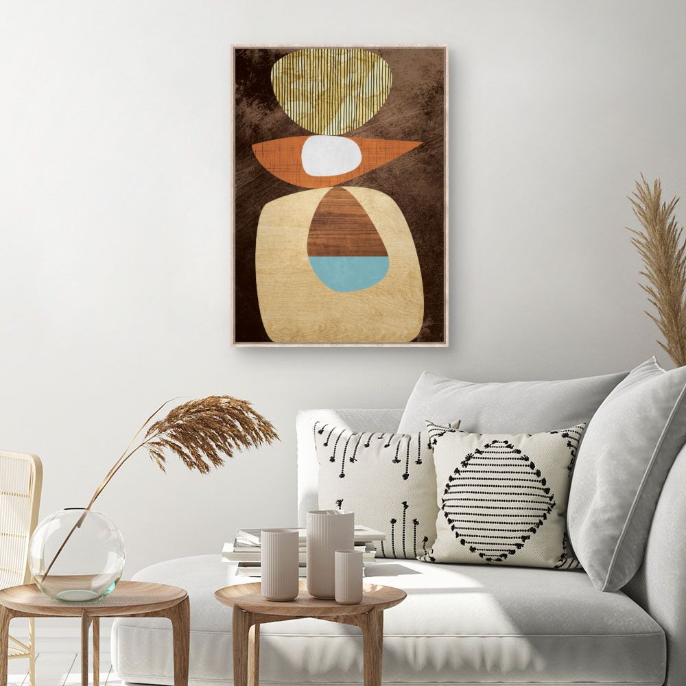 Tableau Formes abstraites colorées