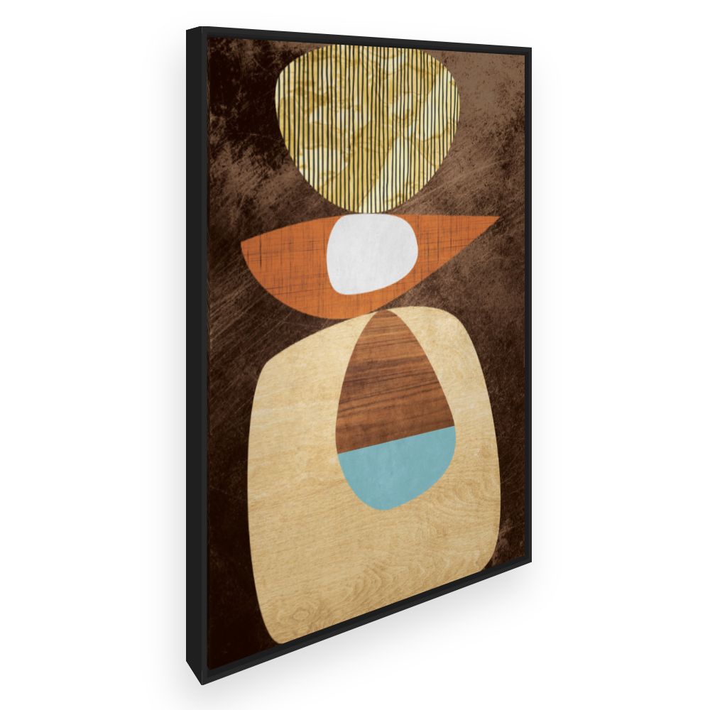 Toile Formes abstraites colorées