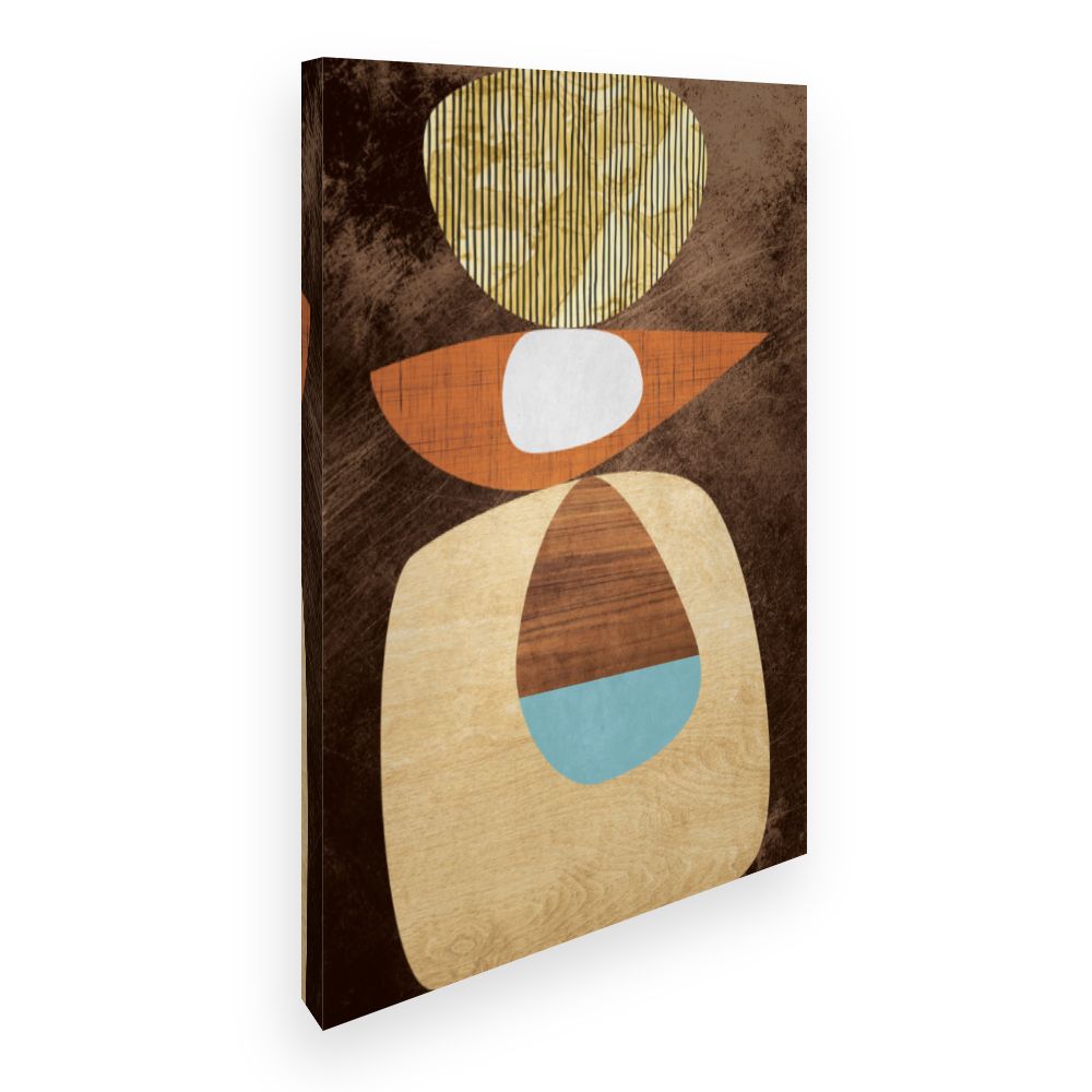 Toile Formes abstraites colorées