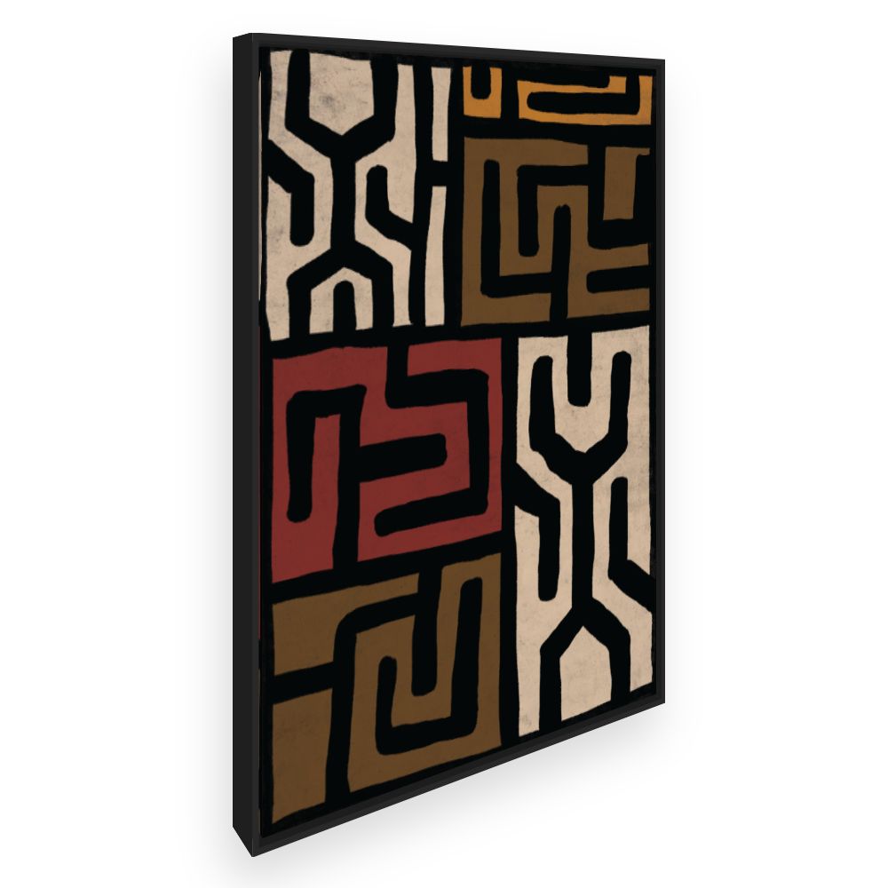 Toile Labyrinthe tribal