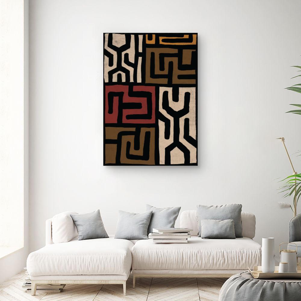 Tableau Labyrinthe tribal