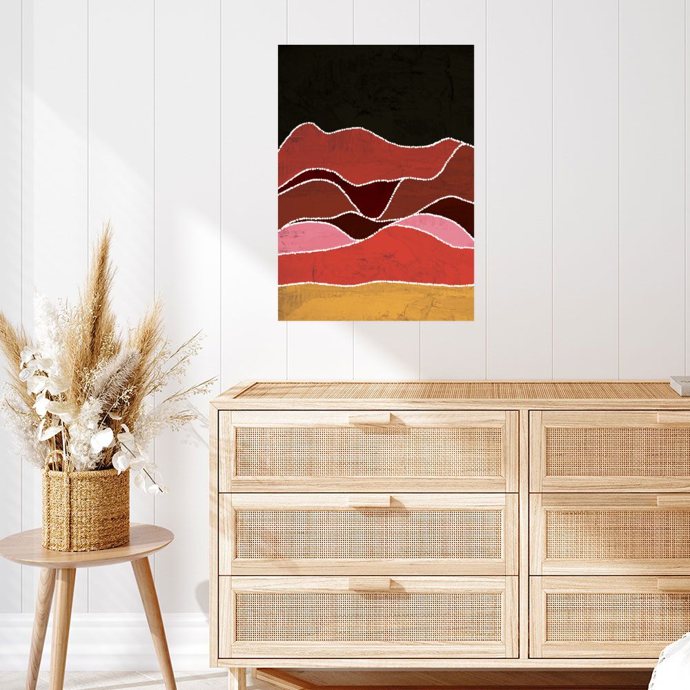 Affiche Ondulations chaleureuses