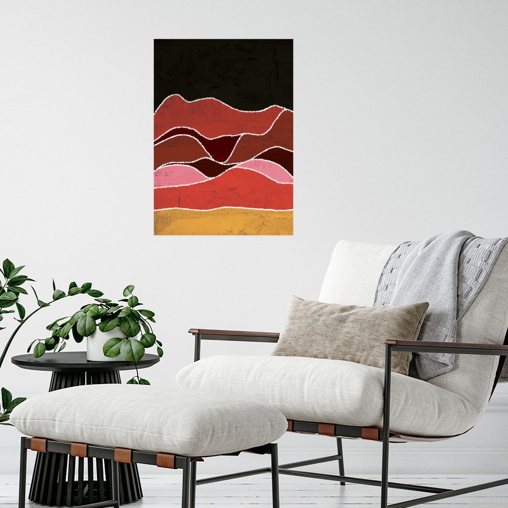 Affiche Ondulations chaleureuses