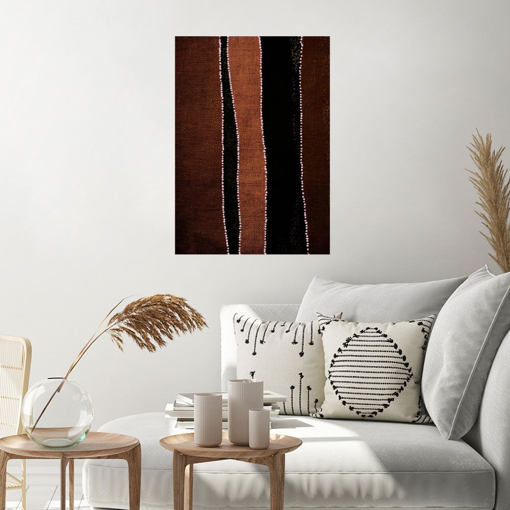 Affiche Rayures élégantes