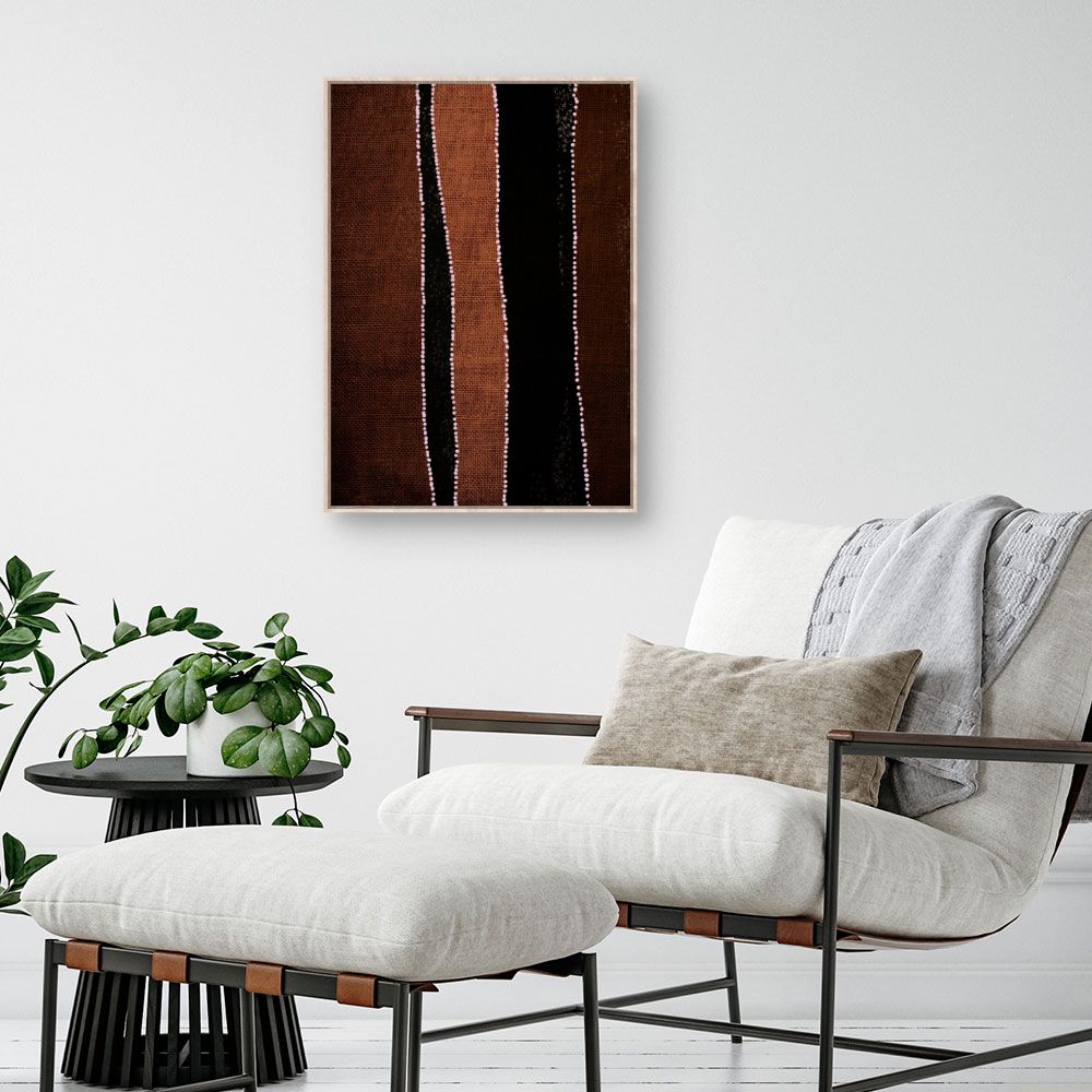 Tableau Lignes abstraites