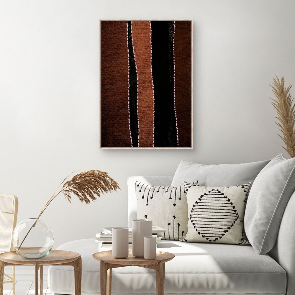 Tableau Lignes abstraites