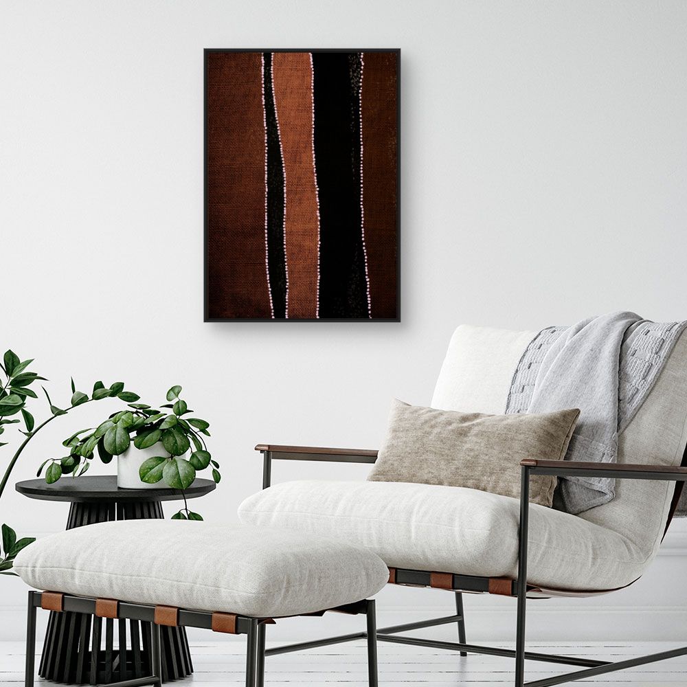 Tableau Lignes abstraites