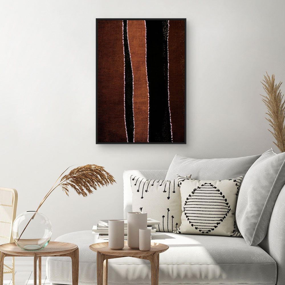 Tableau Lignes abstraites