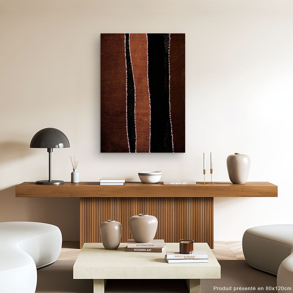 Tableau Lignes abstraites