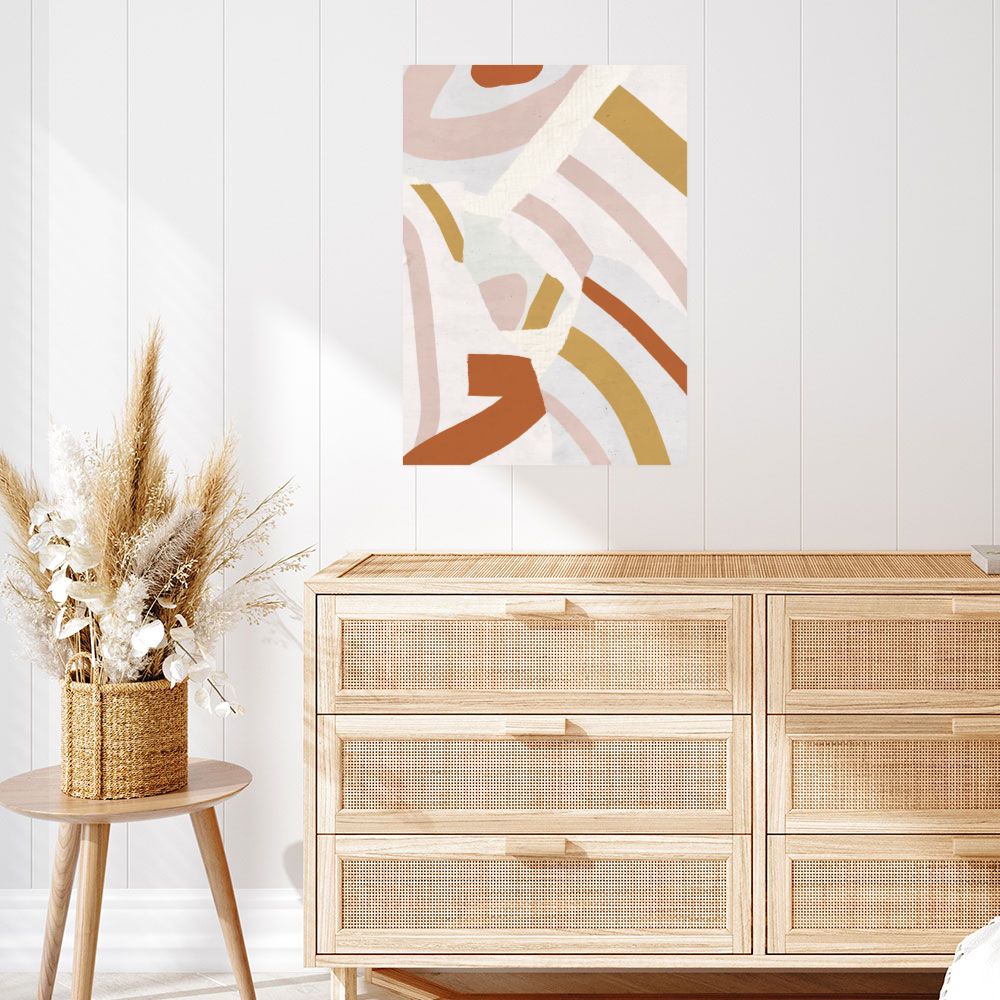 Affiche Formes abstraites colorées