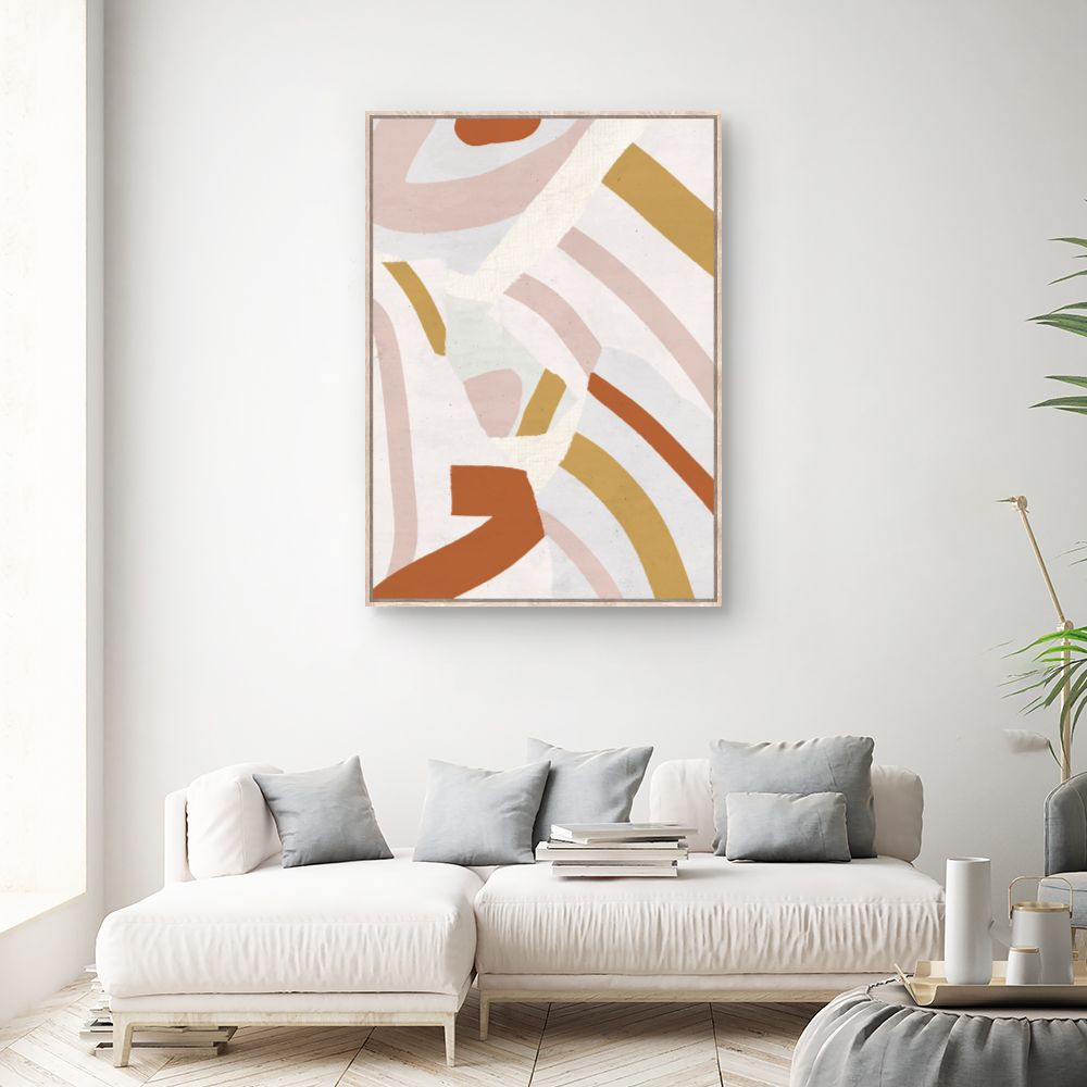 Tableau Lignes abstraites modernes