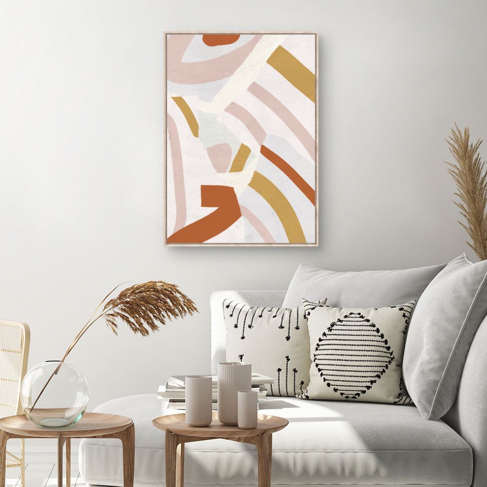 Tableau Lignes abstraites modernes