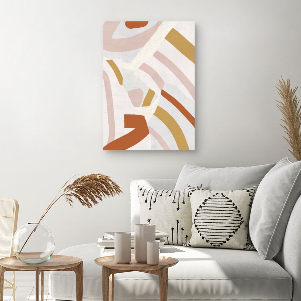 Tableau Lignes abstraites modernes