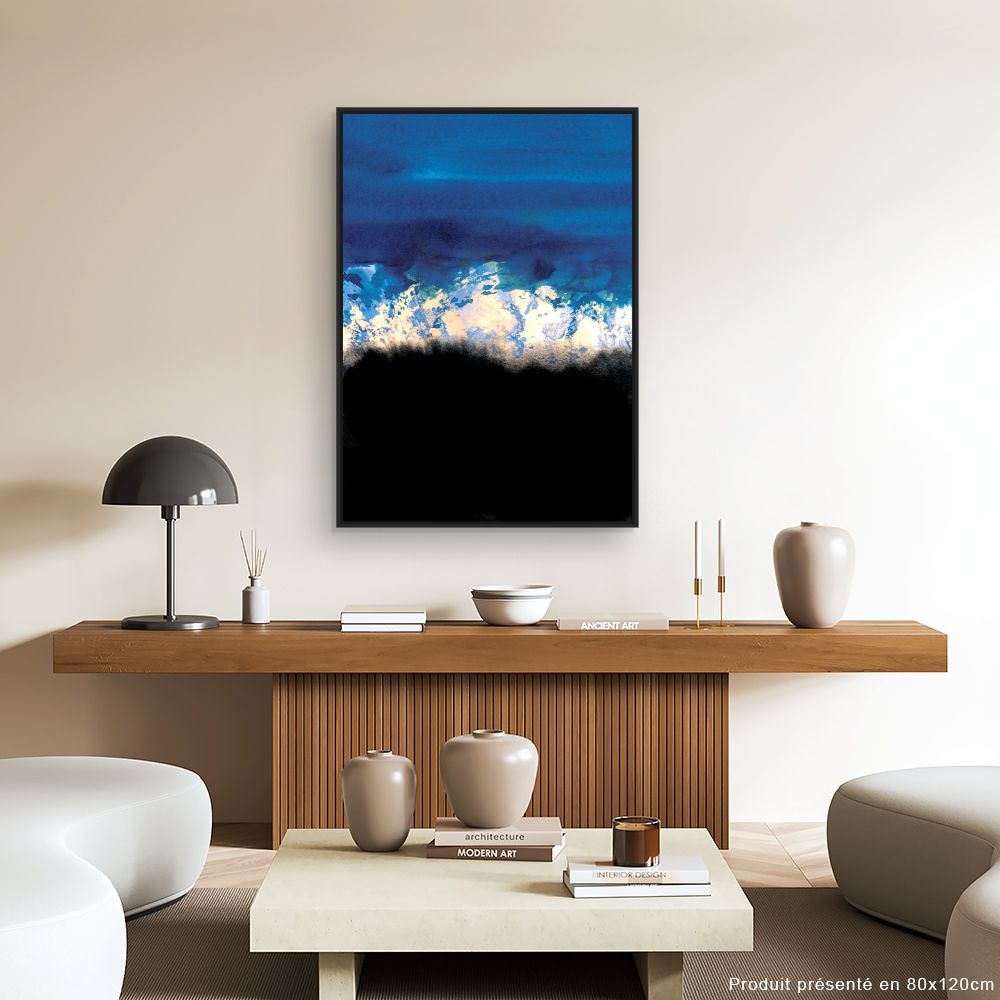 Tableau Vagues abstraites