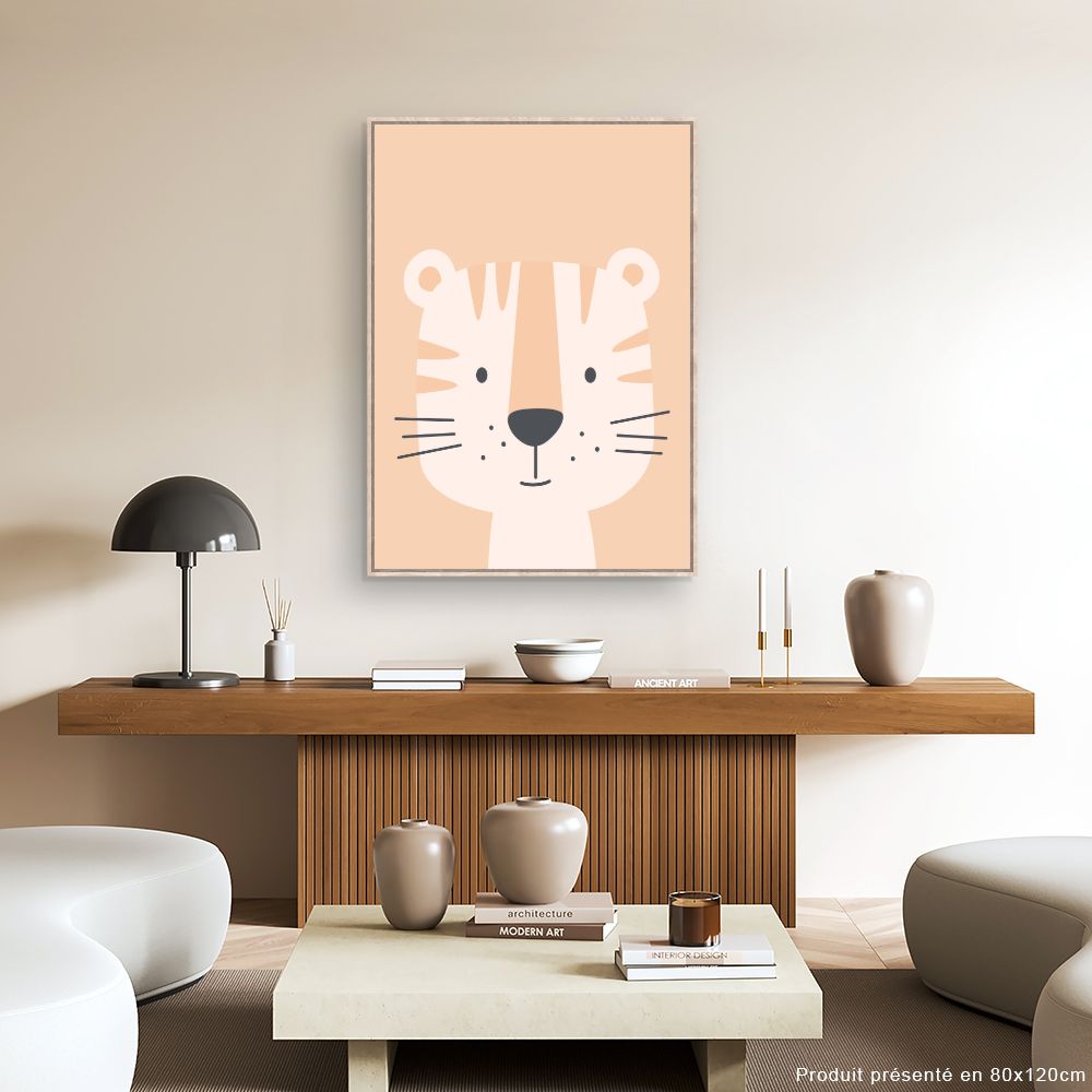 Tableau Tigre mignon