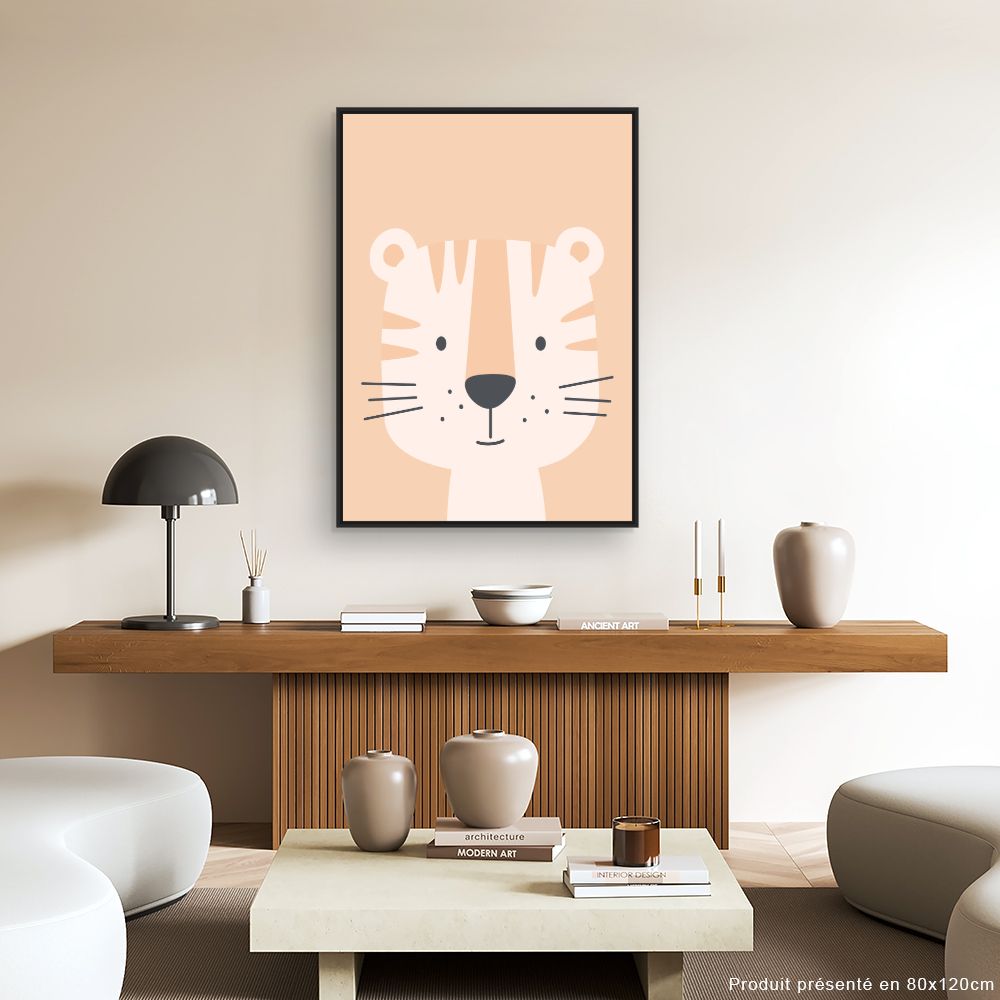 Tableau Tigre mignon