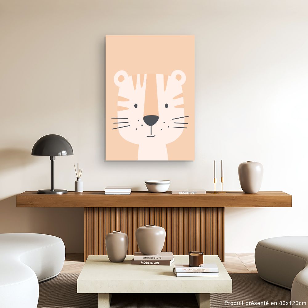Tableau Tigre mignon
