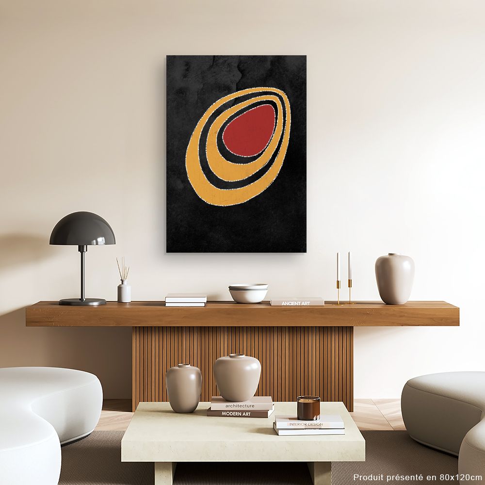 Tableau Vagues abstraites