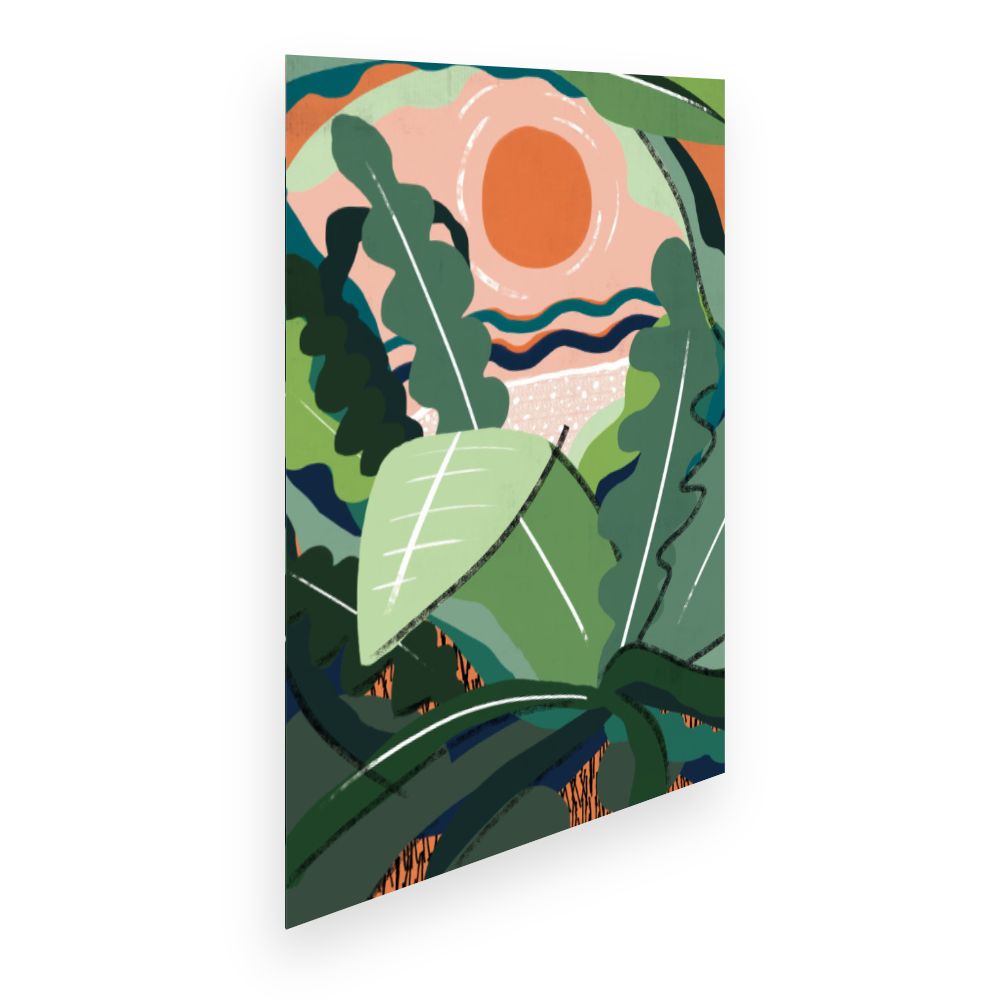 Affiche Feuillage exotique