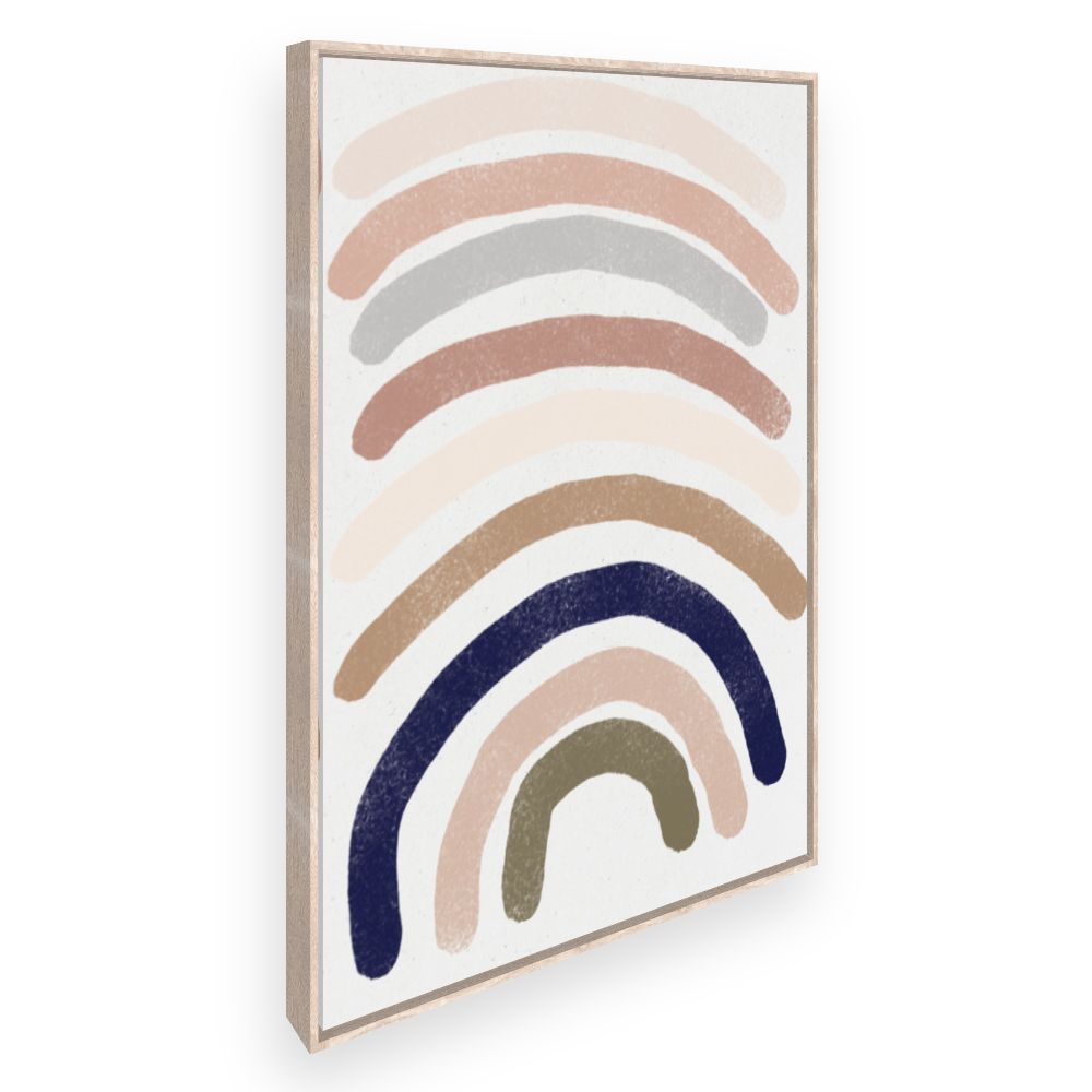 Toile Arc-en-ciel pastel