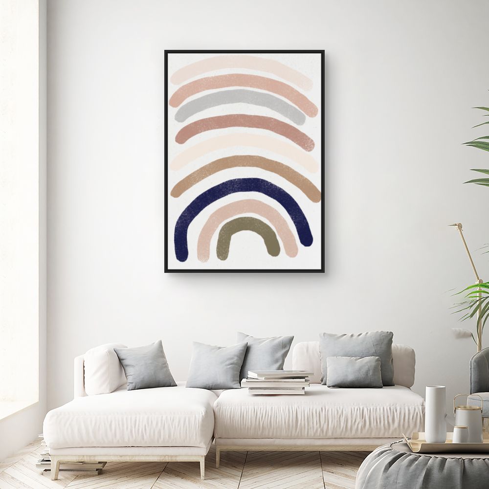 Tableau Arc-en-ciel pastel