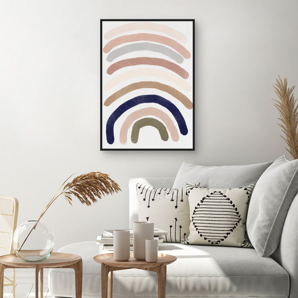 Tableau Arc-en-ciel pastel