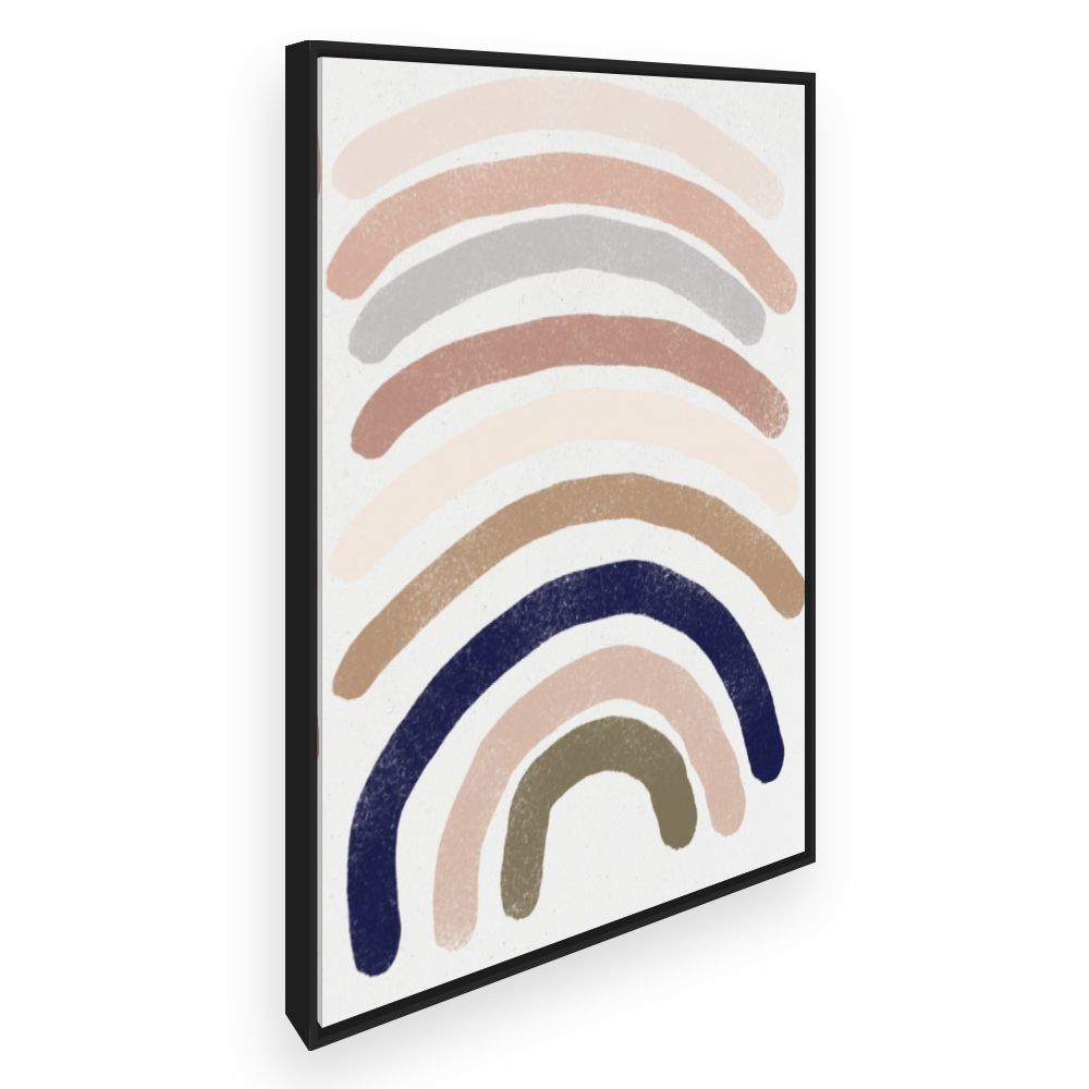 Toile Arc-en-ciel pastel