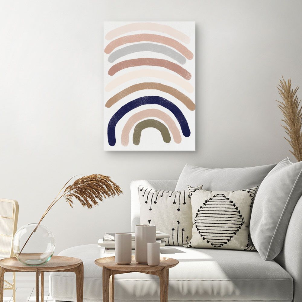 Tableau Arc-en-ciel pastel