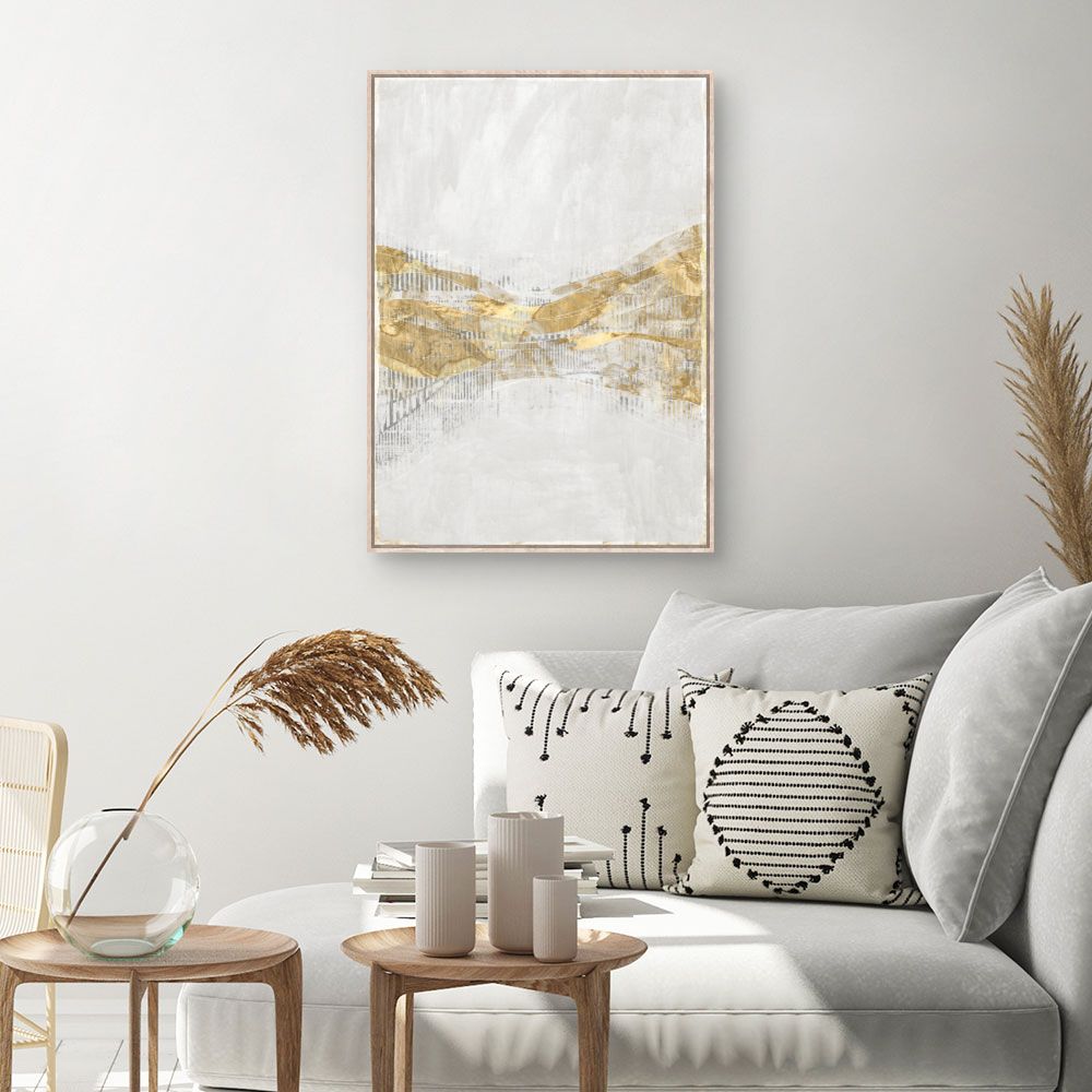 Tableau Vagues dorées