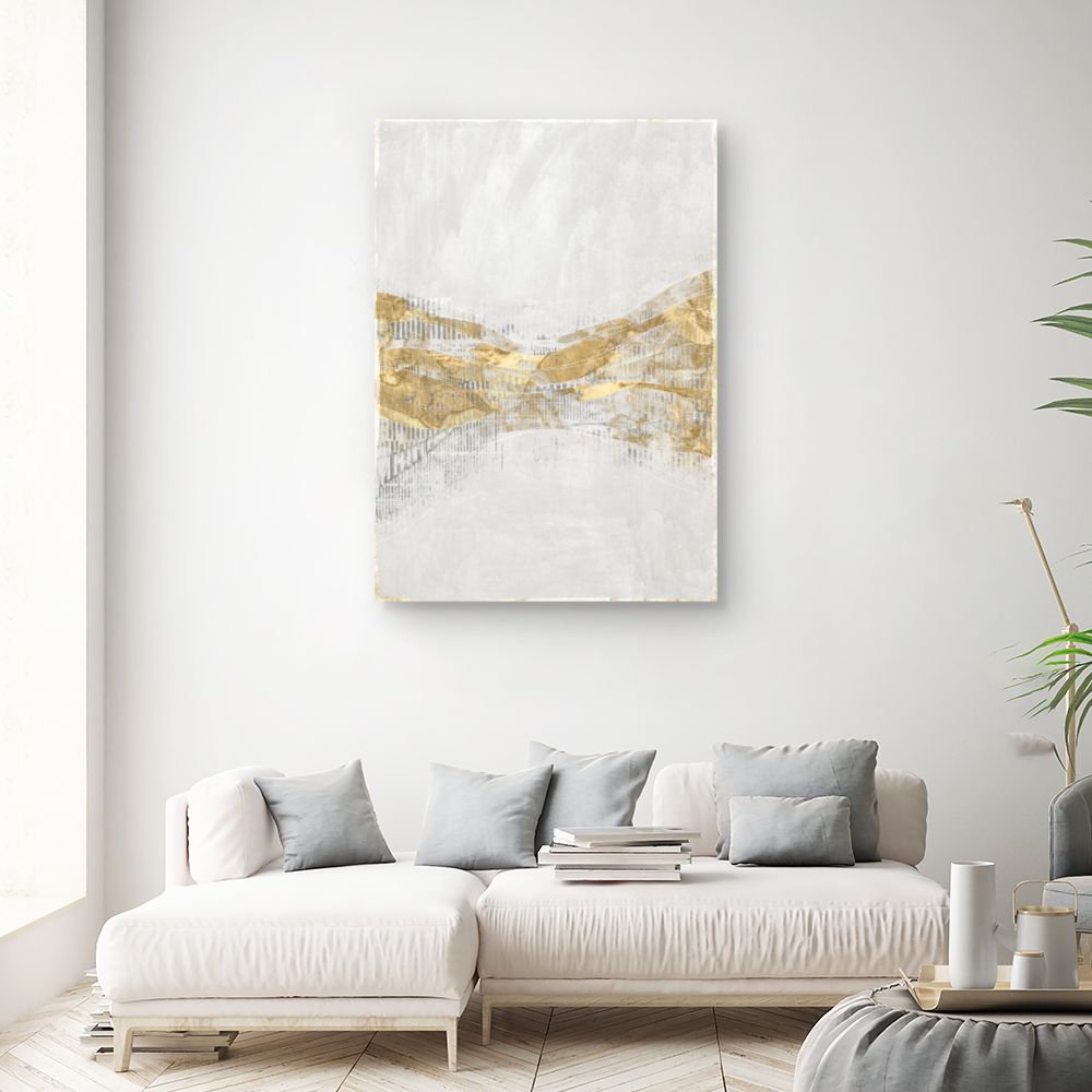 Tableau Vagues dorées