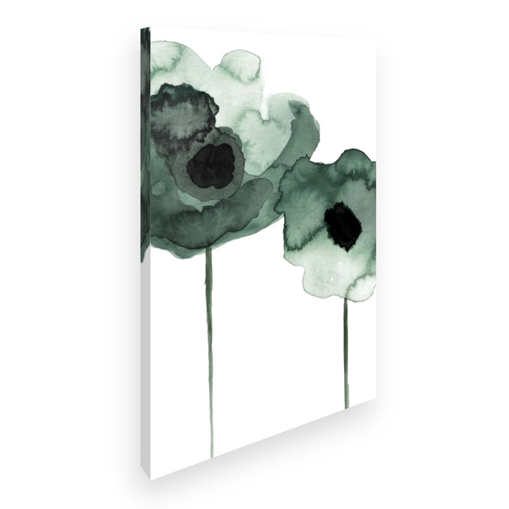 Toile Fleurs aquarelles